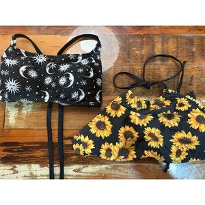 Two Medium bathing suits tops